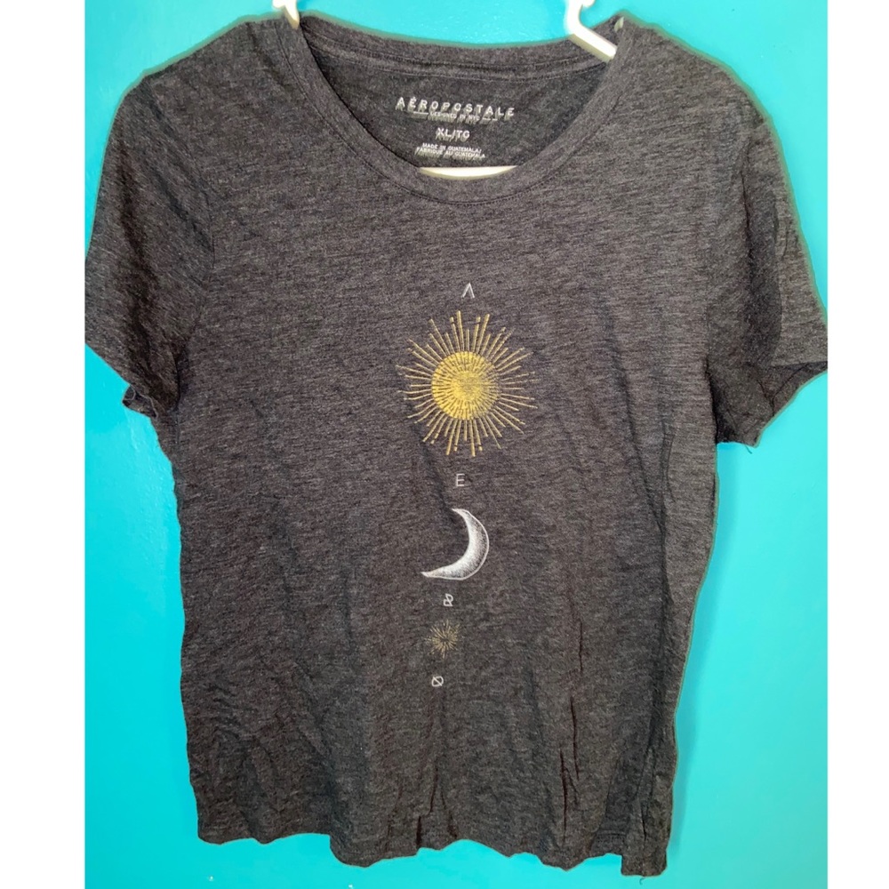 Aeropostal sun and moon tee